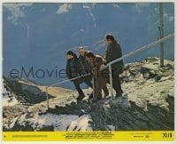 2w052 ON HER MAJESTY'S SECRET SERVICE 8x10 mini LC #6 '69 George Lazenby as James Bond on mountain!