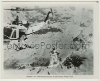 2w720 ON HER MAJESTY'S SECRET SERVICE 8.25x10.25 still R77 helicopter drops men on mountain!