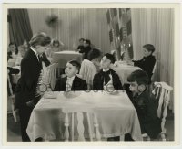 2w730 OUR GANG FOLLIES OF 1938 8.25x10 still '37 Alfalfa, Spanky & Porky in fancy kids restaurant!