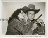 2w736 PALEFACE 8.25x10 still '48 great c/u of sexy Jane Russell whispering into Bob Hope's ear!
