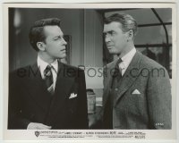 2w808 ROPE 8x10.25 still '48 James Stewart looks suspiciously at John Dall, Alfred Hitchcock