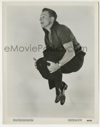 2w895 SUMMER STOCK 8x10 still '50 great image of Gene Kelly grabbing his knees in mid-air!