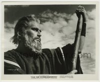 2w907 TEN COMMANDMENTS 8.25x10 still '56 best close portrait of Charlton Heston as Moses!