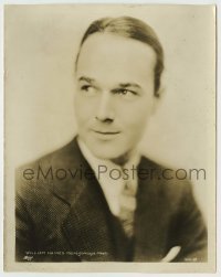 2w986 WILLIAM HAINES 8x10.25 still '30s great head & shoulders smiling portrait in suit by Apeda!