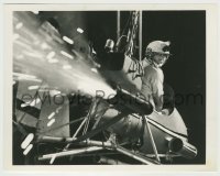 2w997 YOU ONLY LIVE TWICE TV 7x9 still R75 great c/u of Sean Connery as James Bond in gyrocopter!