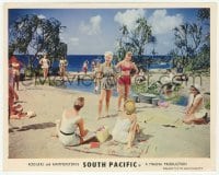 2w064 SOUTH PACIFIC color English FOH LC R60s Mitzi Gaynor talking to women on beach!