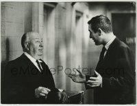 2w096 ALFRED HITCHCOCK German 7.25 x 9.5 still '66 with Paul Newman on the set of Torn Curtain!