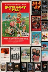 2x009 LOT OF 76 FOLDED ONE-SHEETS '70s-80s great images from a variety of different movies!