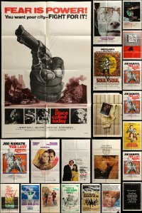 2x033 LOT OF 28 FOLDED ONE-SHEETS '60s-70s great images from a variety of different movies!