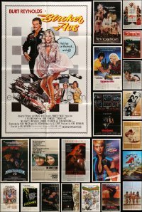 2x008 LOT OF 78 FOLDED ONE-SHEETS '60s-80s great images from a variety of different movies!