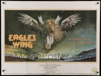 2y628 EAGLE'S WING British quad '79 Martin Sheen, wonderful Native American winged horse artwork!