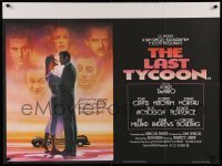 2y660 LAST TYCOON British quad '76 Robert De Niro, Jeanne Moreau, Elia Kazan, different Landi art!