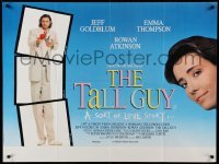 2y694 TALL GUY British quad '89 great full-length image of Jeff Goldblum, pretty Emma Thompson!