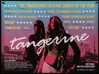 2y695 TANGERINE DS British quad '15 the transgender revenge comedy of the year, cool image!