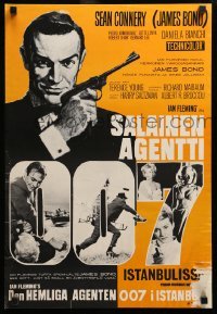 2y286 FROM RUSSIA WITH LOVE Finnish R1960s Sean Connery is Ian Fleming's James Bond 007, different!