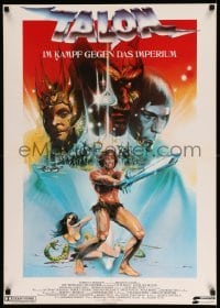 2y104 SWORD & THE SORCERER German '82 magic, dungeons, dragons, art by Peter Andrew Jones!