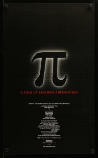 2y963 PI Japanese '98 Darren Aronofsky sci-fi mathematician thriller, black background!