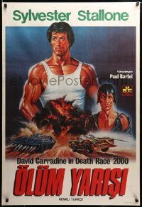 2y410 DEATH RACE 2000 Turkish '76 cross country road wreck, Omer Muz art of Sylvester Stallone!