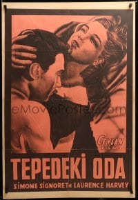 2y464 ROOM AT THE TOP Turkish '60 Laurence Harvey loves Heather Sears AND Simone Signoret!