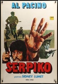 2y466 SERPICO Turkish '74 Al Pacino on the streets, Sidney Lumet crime classic, different!