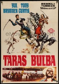 2y470 TARAS BULBA Turkish '62 Tony Curtis & Yul Brynner, one of the wonders of the world!