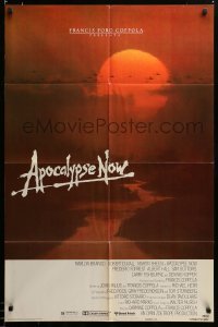2z700 APOCALYPSE NOW advance 1sh '79 Francis Ford Coppola, classic Bob Peak art choppers over river