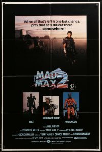 2z157 MAD MAX 2: THE ROAD WARRIOR Aust 1sh '81 George Miller, Mel Gibson returns in Mad Max sequel!