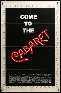 2z949 CABARET advance 1sh '72 Come to the Cabaret, Liza Minnelli in Nazi Germany, ultra-rare!