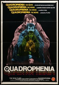 2z977 QUADROPHENIA English 1sh '79 The Who & Sting, English rock & roll, Phil Daniels, rare!