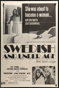 2z295 EVA WAS EVERYTHING BUT LEGAL 1sh '73 you tear a town apart when you're Swedish & Under Age!