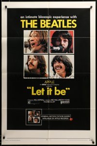 2z972 LET IT BE 1sh '70 The Beatles, John Lennon, Paul McCartney, Ringo Starr, George Harrison!