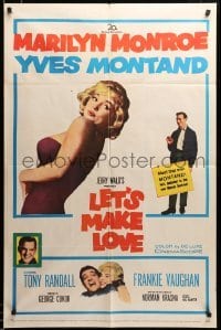 2z203 LET'S MAKE LOVE 1sh '60 great images of super sexy Marilyn Monroe & Yves Montand!