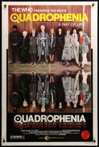 2z978 QUADROPHENIA style B 1sh '79 The Who, great image of Sting, English rock & roll!