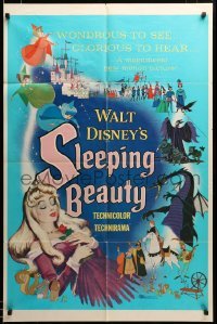 2z910 SLEEPING BEAUTY 35mm 1sh '59 Walt Disney cartoon fairy tale fantasy classic!