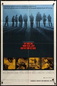 2z427 WILD BUNCH 1sh '69 Sam Peckinpah cowboy classic starring William Holden & Ernest Borgnine