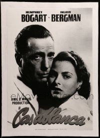 3a466 CASABLANCA linen 15x21 Chilean commercial poster '07 best c/u of Bogart & Ingrid Bergman!