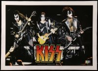 3a480 KISS linen 15x21 Chilean commercial poster '06 Gene Simmons, Ace Frehley, Stanley & Criss!