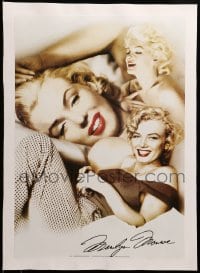 3a482 MARILYN MONROE linen 15x21 Chilean commercial poster '11 montage of the sexy movie legend!