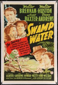 3a415 SWAMP WATER linen 1sh '41 Jean Renoir, art of top stars by the sinister mysterious swamp!