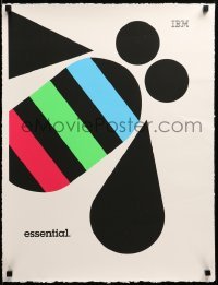 3b011 IBM 20x26 art print '90s essential, great different and colorful artwork of bee!