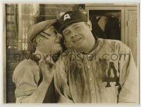 3c229 BABE COMES HOME deluxe 9.75x12.75 still '27 great close up of baseball legend Babe Ruth, rare!