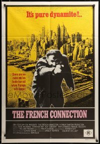 3c017 FRENCH CONNECTION Aust 1sh '71 Gene Hackman, directed by William Friedkin, pure dynamite!