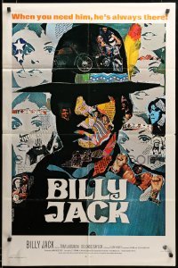 3c008 BILLY JACK int'l 1sh '71 Tom Laughlin, Delores Taylor, most unusual boxoffice success ever!