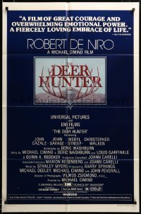 3c127 DEER HUNTER 1sh '78 Robert De Niro, Michael Cimino, Christopher Walken, Mantel art!
