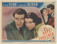 3c341 21 DAYS TOGETHER LC '40 c/u of Vivien Leigh who loves possible murderer Laurence Olivier!