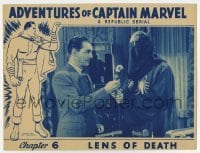 3c343 ADVENTURES OF CAPTAIN MARVEL chapter 6 LC '41 c/u of the masked Scorpion + cool border art!