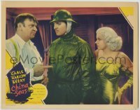 3c397 CHINA SEAS LC '35 Wallace Beery tells Clark Gable to stay out of his business w/Jean Harlow!