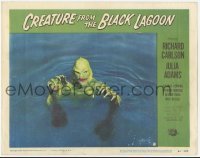 3c400 CREATURE FROM THE BLACK LAGOON LC #8 '54 classic close up of monster emerging from water!