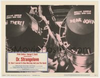 3c431 DR. STRANGELOVE LC '64 Stanley Kubrick, great image of Slim Pickens between nuclear warheads!