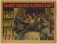3c439 EACH DAWN I DIE LC '39 James Cagney leads prison riot w/ Ridges, Pawley & other convicts!